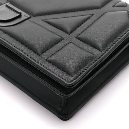 Christian Dior Ultra Matte Calfskin Diorama Wallet on Chain Pouch Black 10 of 12