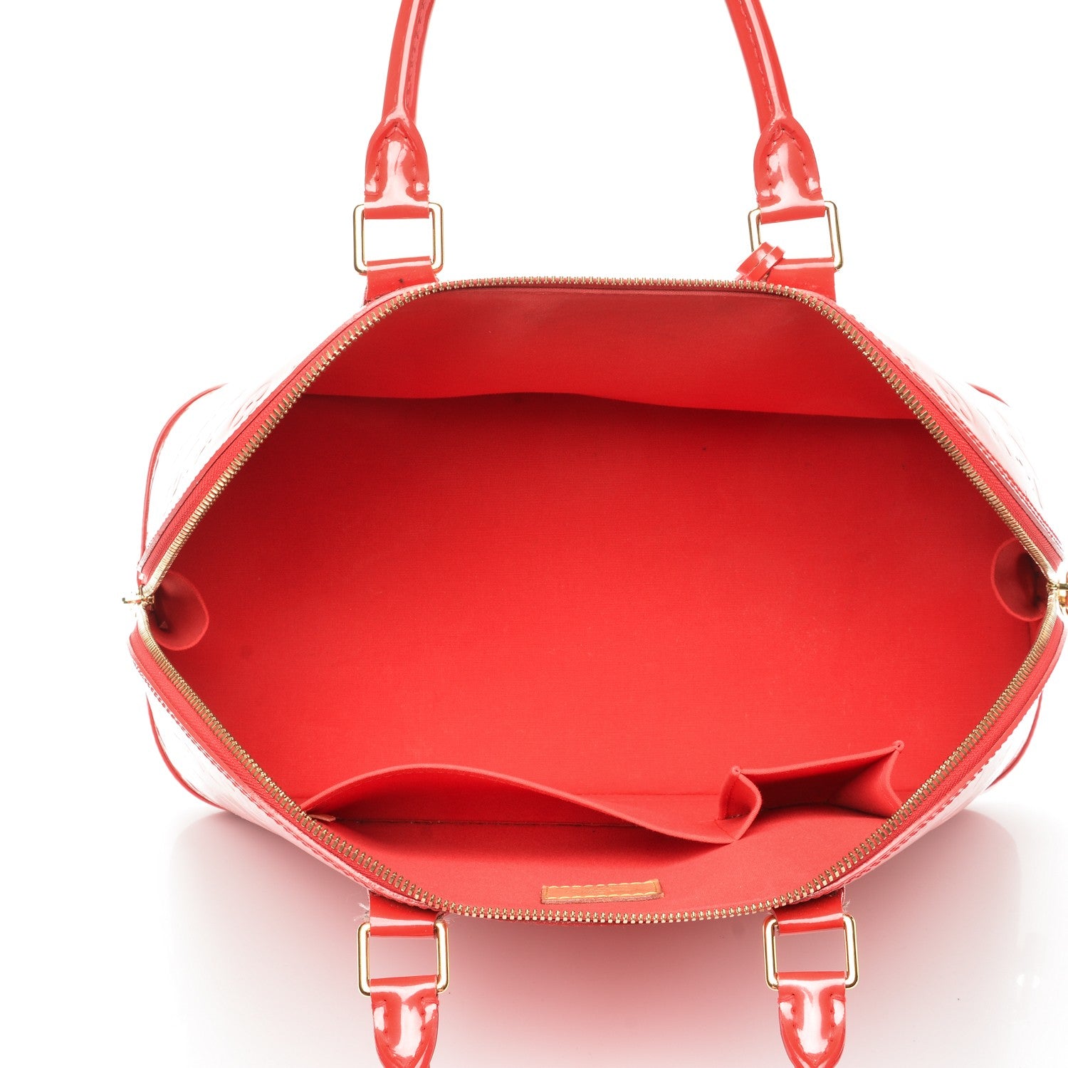 Louis Vuitton Vernis Alma GM Rouge Grenadine 5 of 12