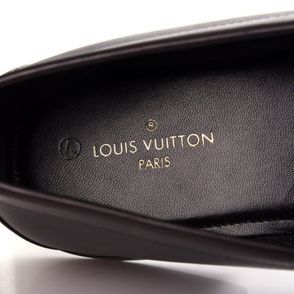 Louis Vuitton Calfskin Mens Loafers 9.5 Black 8 of 11