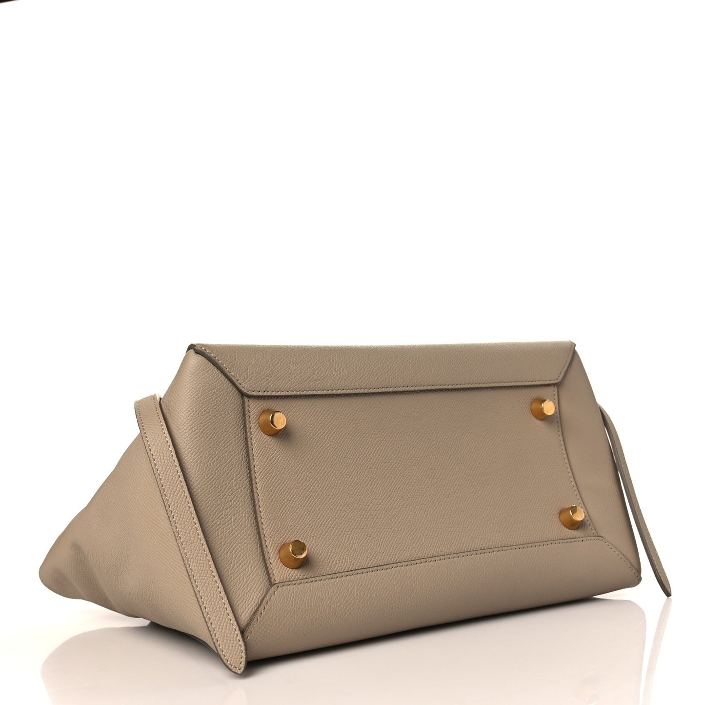 Grained Calfskin Mini Belt Bag Light Taupe