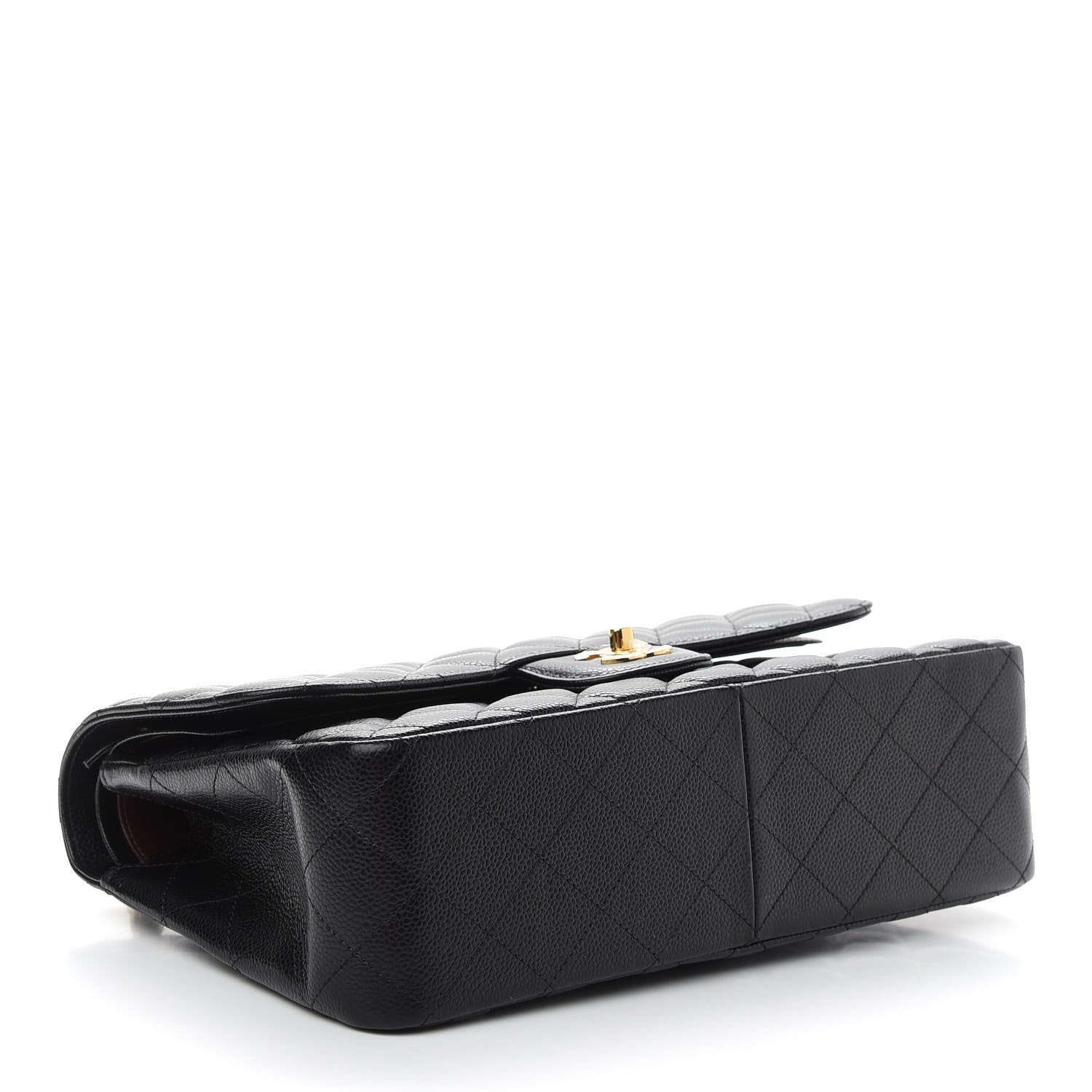 Chanel Caviar Quilted Jumbo Double Flap Black 4 of 9