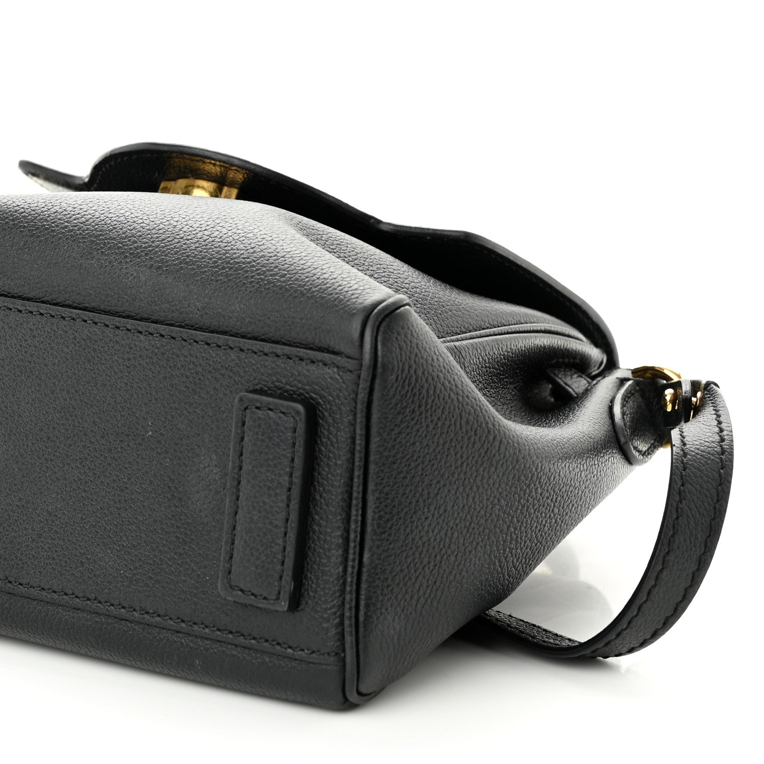 Versace Grained Calfskin Small La Medusa Top Handle Bag Black 9 of 10