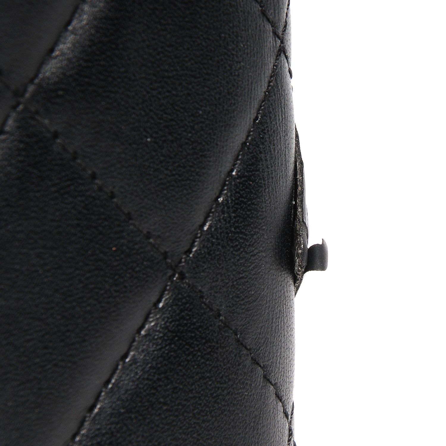 Chanel Calfskin Cambon Quilted Yen Wallet Black 4 of 10