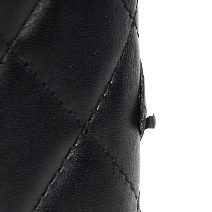 Chanel Calfskin Cambon Quilted Yen Wallet Black 4 of 10