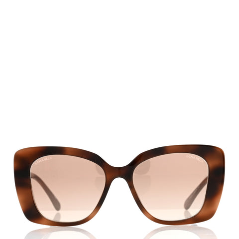 Acetate Strass Square Sunglasses 5422 Tortoise