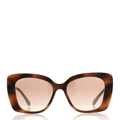 Chanel Acetate Strass Square Sunglasses 5422 Tortoise 2 of 8