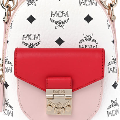 MCM Vistetos X-Mini Patricia Backpack Block Pink 7 of 9