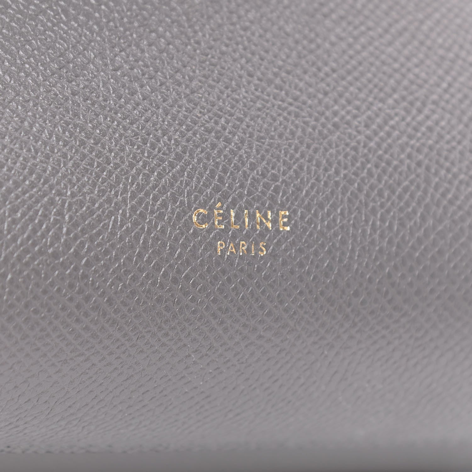 Celine Grained Calfskin Nano Belt Bag Grey 9 of 9