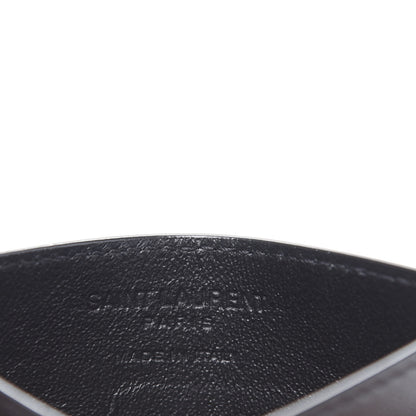 Saint Laurent Monogram Embossed Card Case Black 6 of 9