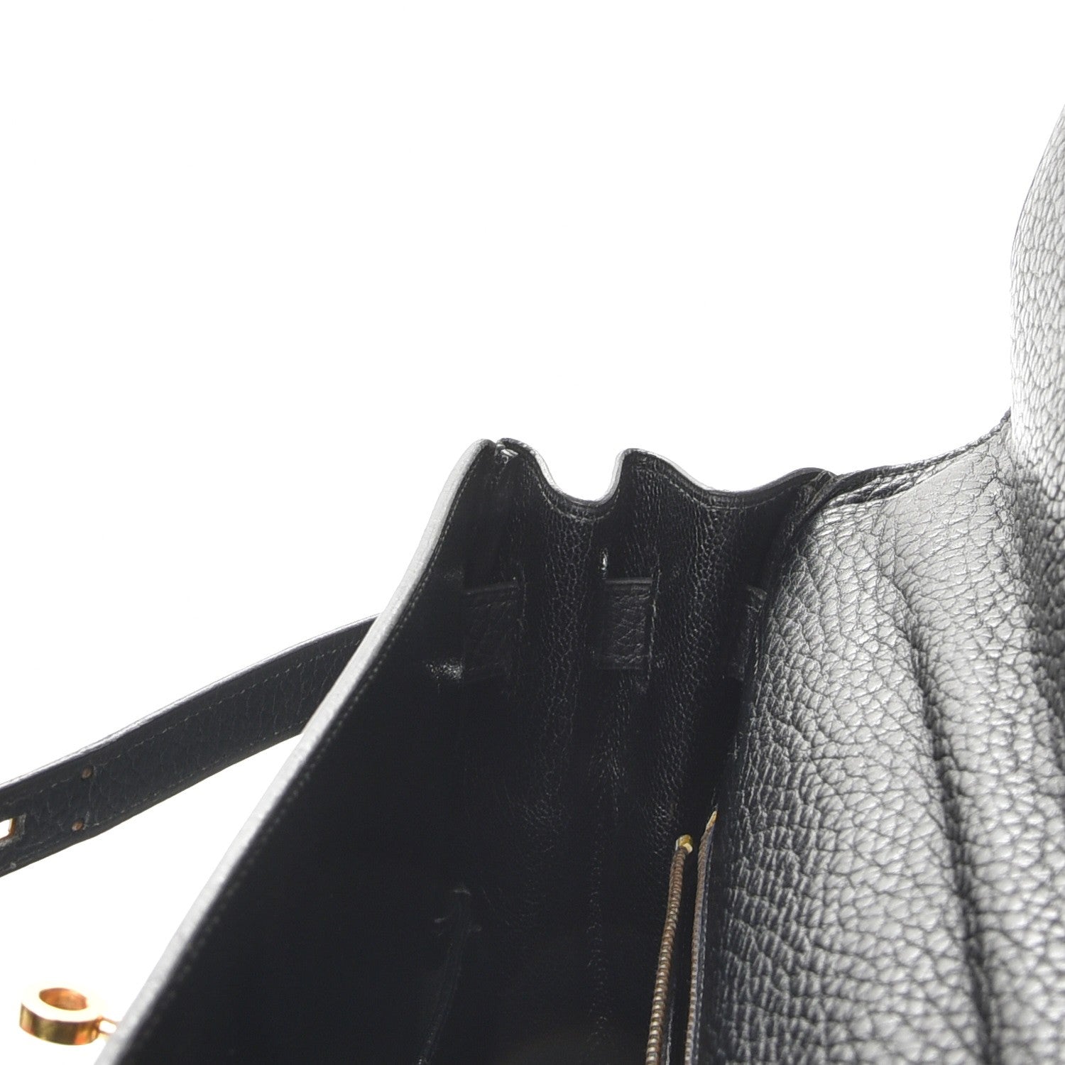 Hermes Taurillon Clemence Kelly Retourne 32 Black 17 of 35