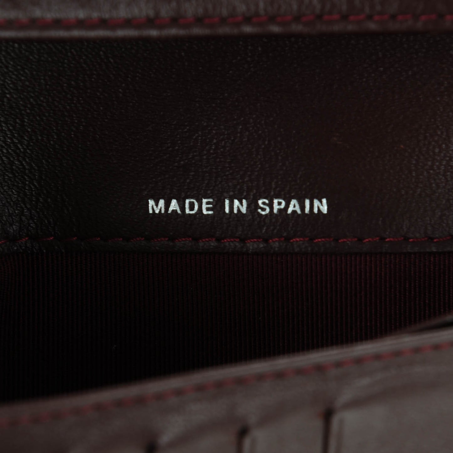 Lambskin Quilted Yen Wallet Black