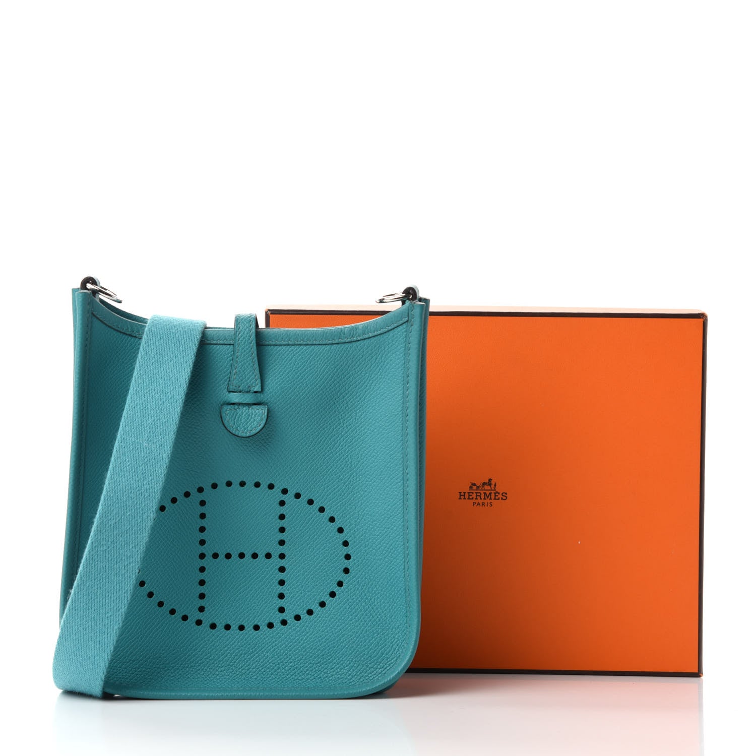 Hermes Epsom Evelyne TPM Bleu Paon 11 of 11