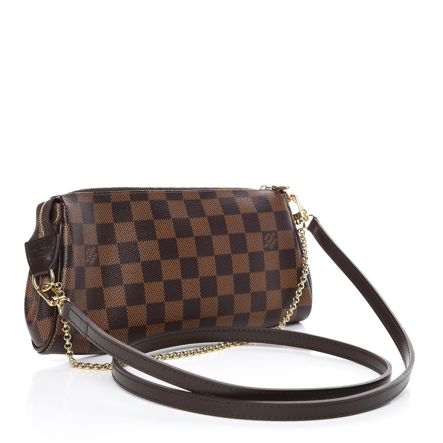 Louis Vuitton Damier Ebene Eva Clutch 3 of 9