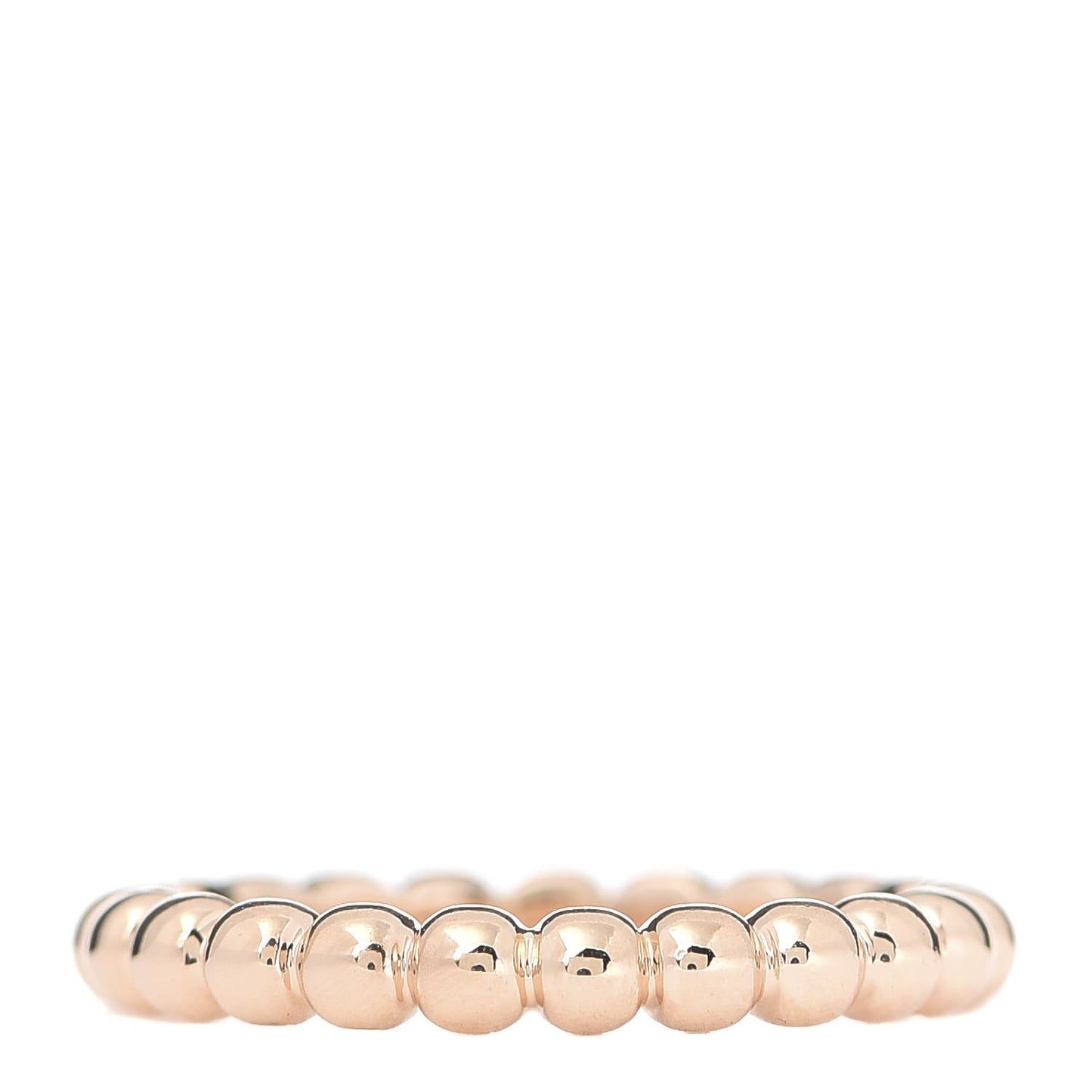 18K Rose Gold Medium Perlee Ring 50 5.25