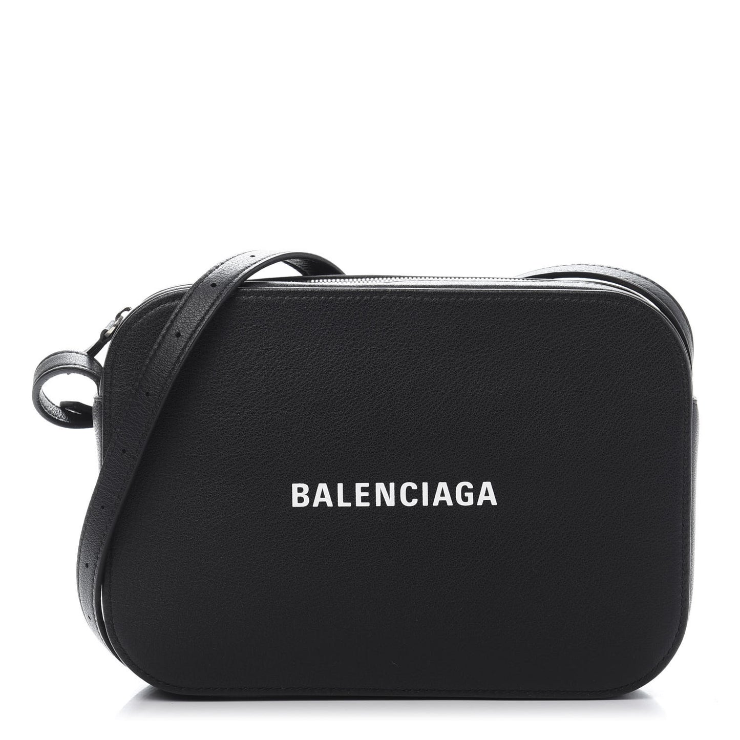Calfskin Logo S Everyday Camera Bag Black