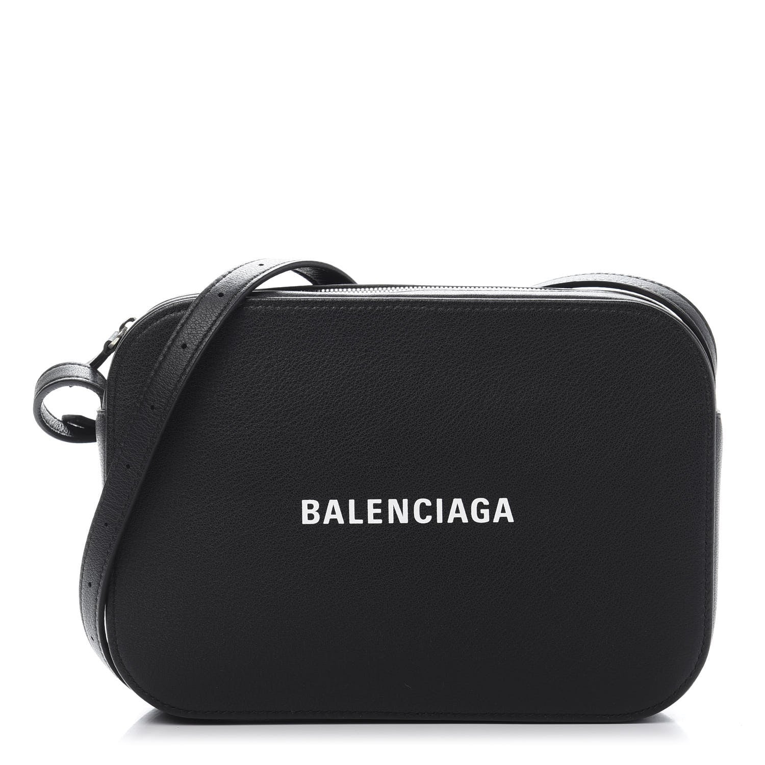 Balenciaga Calfskin Logo S Everyday Camera Bag Black 1 of 8