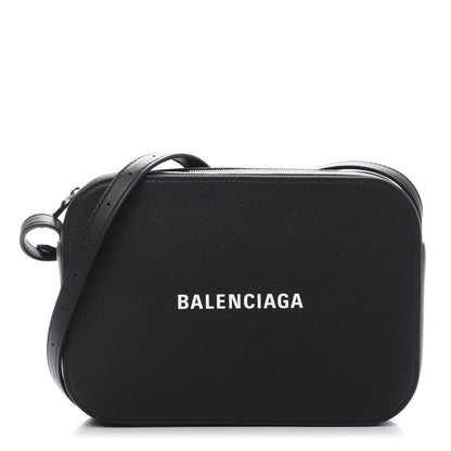 Balenciaga Calfskin Logo S Everyday Camera Bag Black 1 of 8