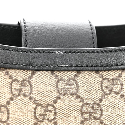 Gucci GG Supreme Monogram Medium Padlock Tote Black 11 of 11