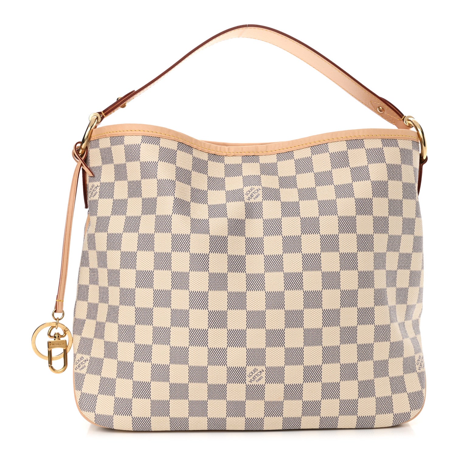 Louis Vuitton Damier Azur Delightful PM Rose Ballerine 1 of 9