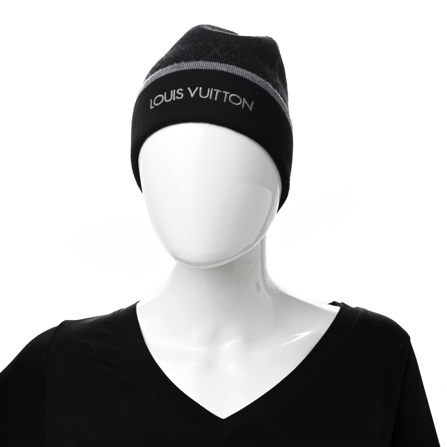 Louis Vuitton Wool My Monogram Eclipse Beanie Hat 2 of 4