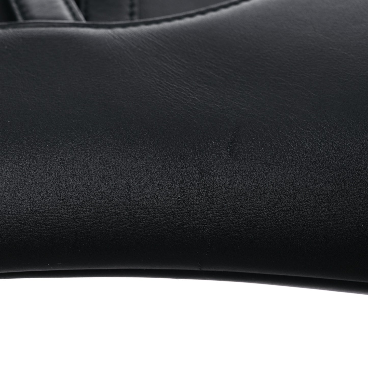 Ultra Matte Calfskin Saddle Bag Black
