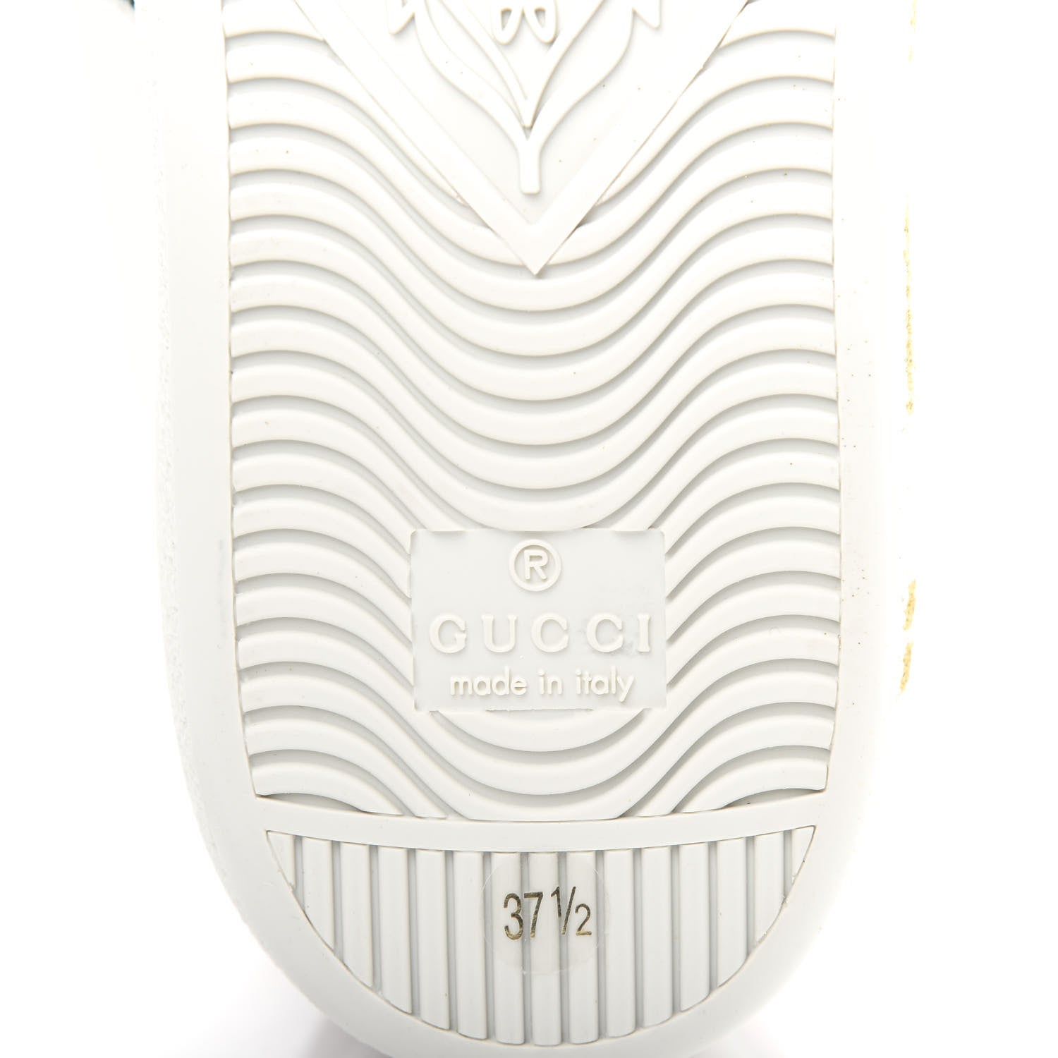 Gucci X SEGA Calfskin Ayers Web Guccy Womens Ace Sneakers 37.5 White 9 of 11
