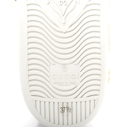 Gucci X SEGA Calfskin Ayers Web Guccy Womens Ace Sneakers 37.5 White 9 of 11