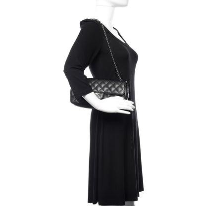 Chanel Caviar Quilted East West Flap Black 2 of 12