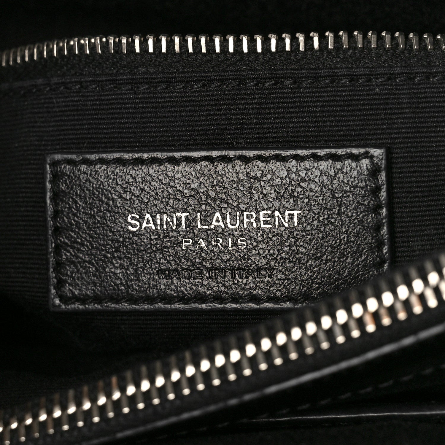 Saint Laurent Calfskin Y Quilted Monogram Medium Loulou Satchel Black 6 of 11