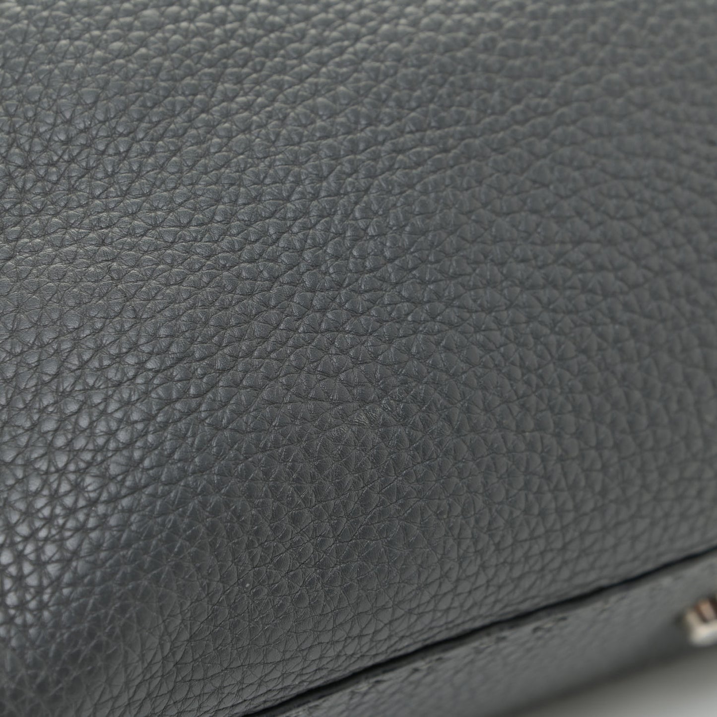 Cuoio Romano Selleria Bi-Color Medium Peekaboo Iconic Satchel Asfalto Latte