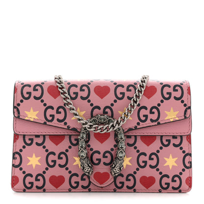 Gucci Calfskin Valentine's Day Exclusive Super Mini Dionysus Shoulder Bag 1 of 11