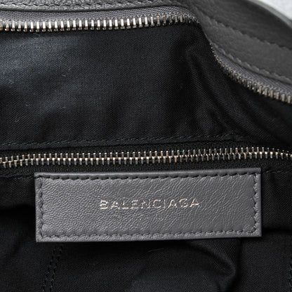 Balenciaga Chevre Silver Metallic Edge Hardware Velo Gris Acier 6 of 7