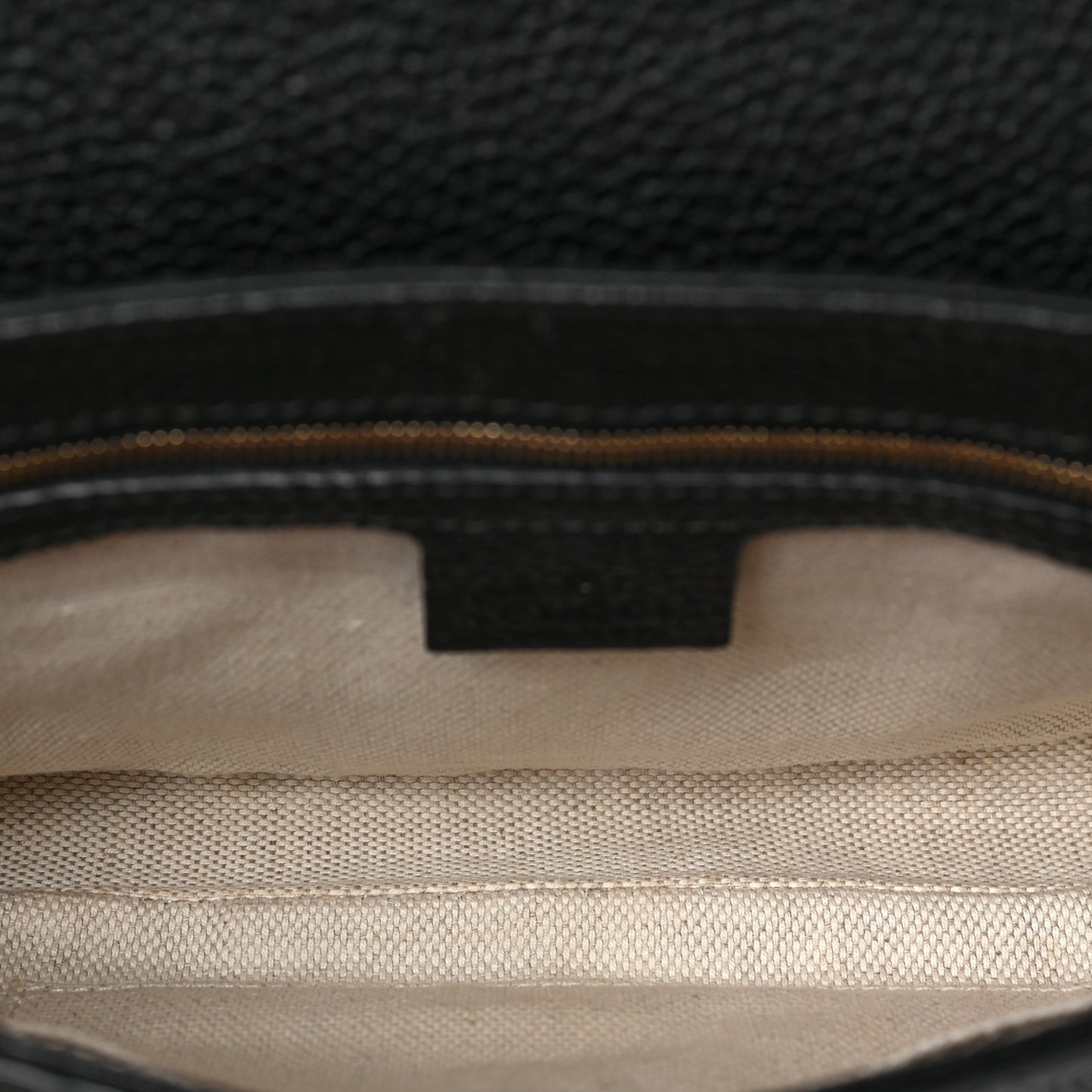 Pebbled Calfskin Medium Soho Flap Crossbody Black