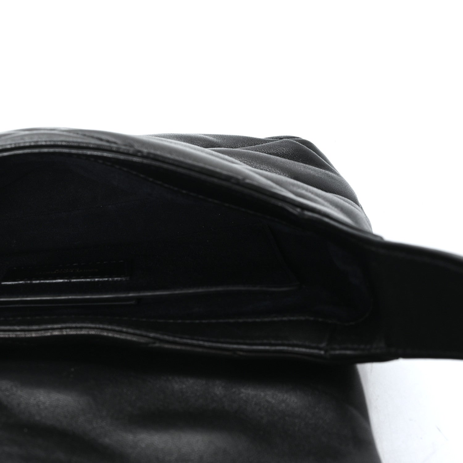 Saint Laurent Lambskin Quilted Le 57 Diamond Shoulder Bag Black 5 of 10