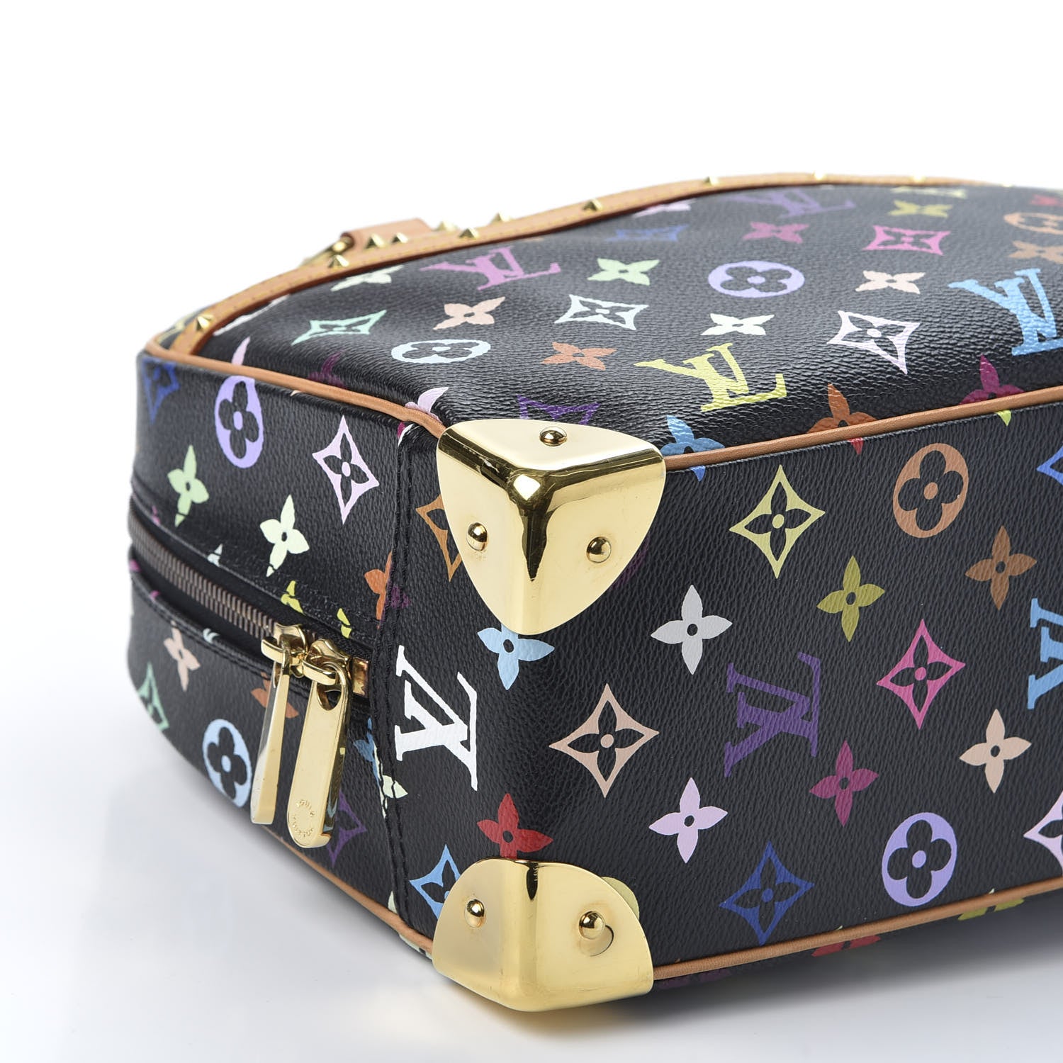 Louis Vuitton Monogram Multicolor Trouville Black 5 of 8