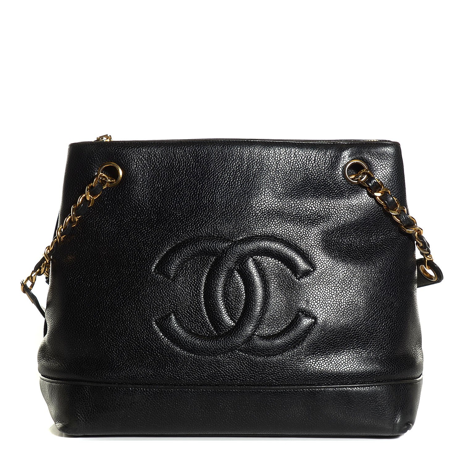 Chanel Caviar CC Shoulder Bag Black 1 of 7