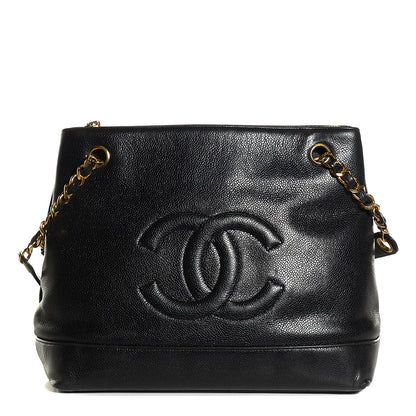 Chanel Caviar CC Shoulder Bag Black 1 of 7