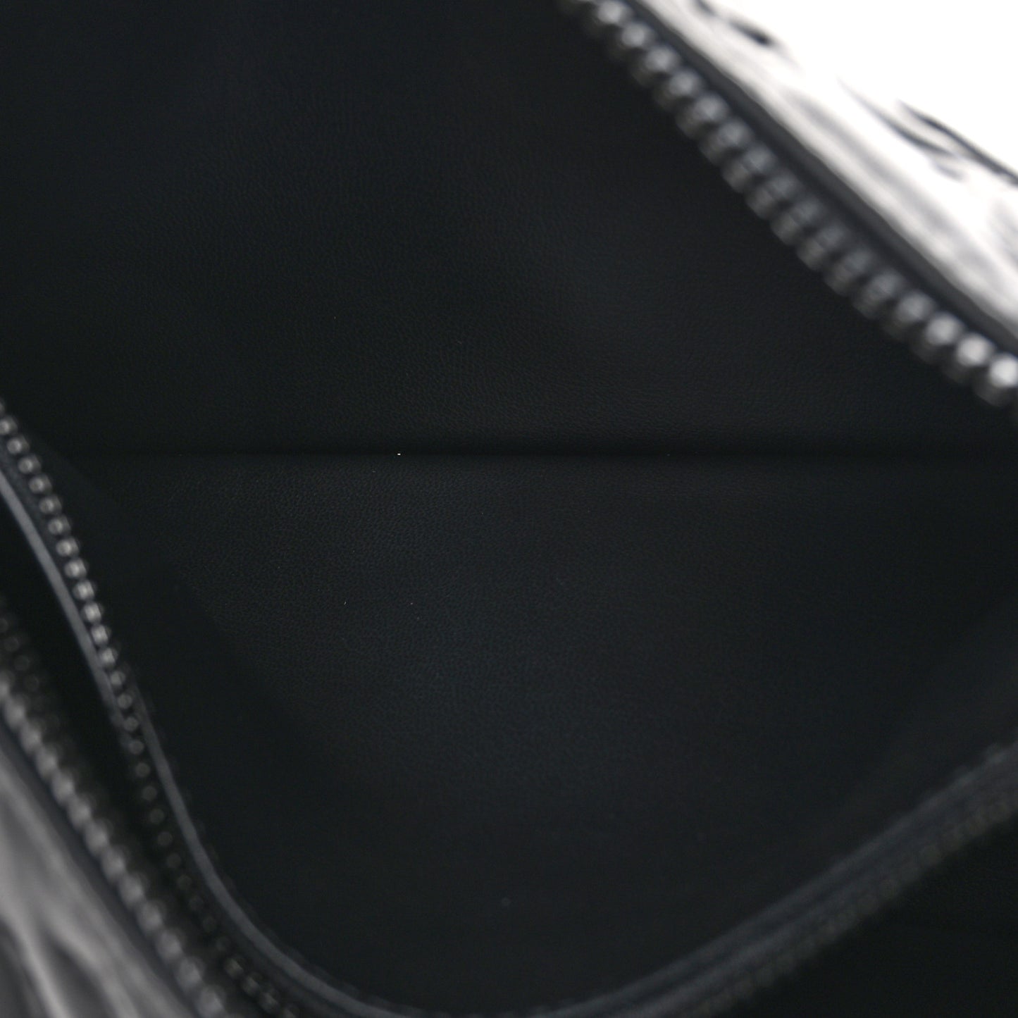Matte Lambskin Embossed Monogram Black Out Coussin PM All Black