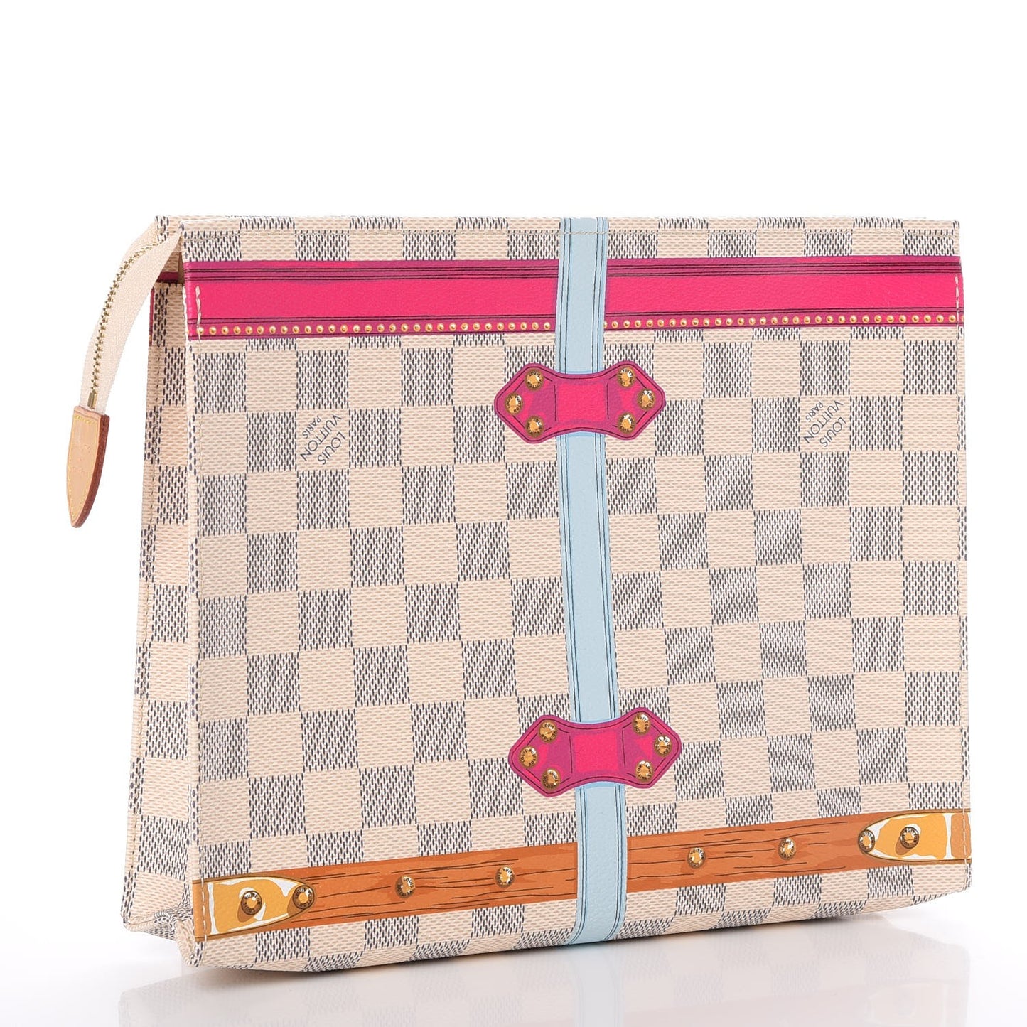 Damier Azur Summer Trunks Hawaii Toiletry Pouch 26