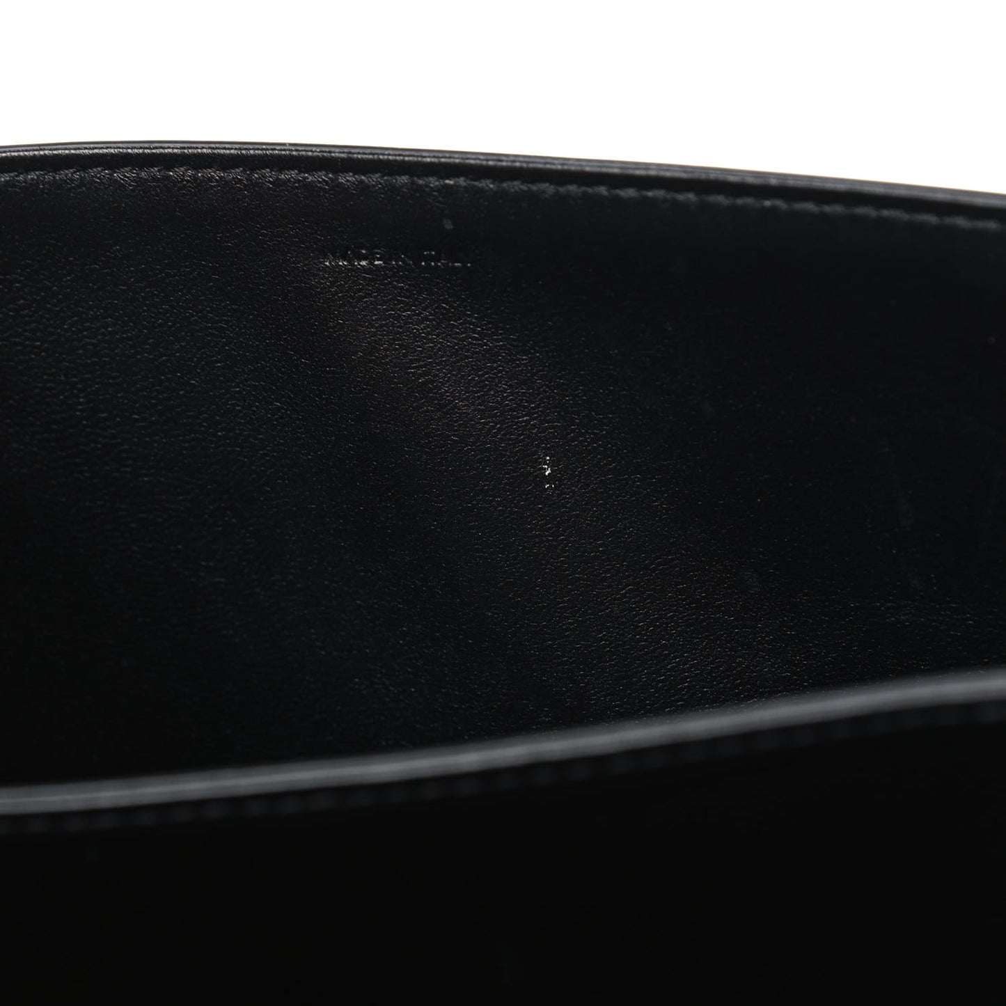 Shiny Calfskin Medium Triomphe Black