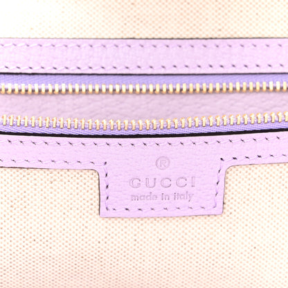 Gucci Monogram Jumbo GG Textured Dollar Calfskin Medium Ophidia Shopping Tote Beige Lapis 6 of 11