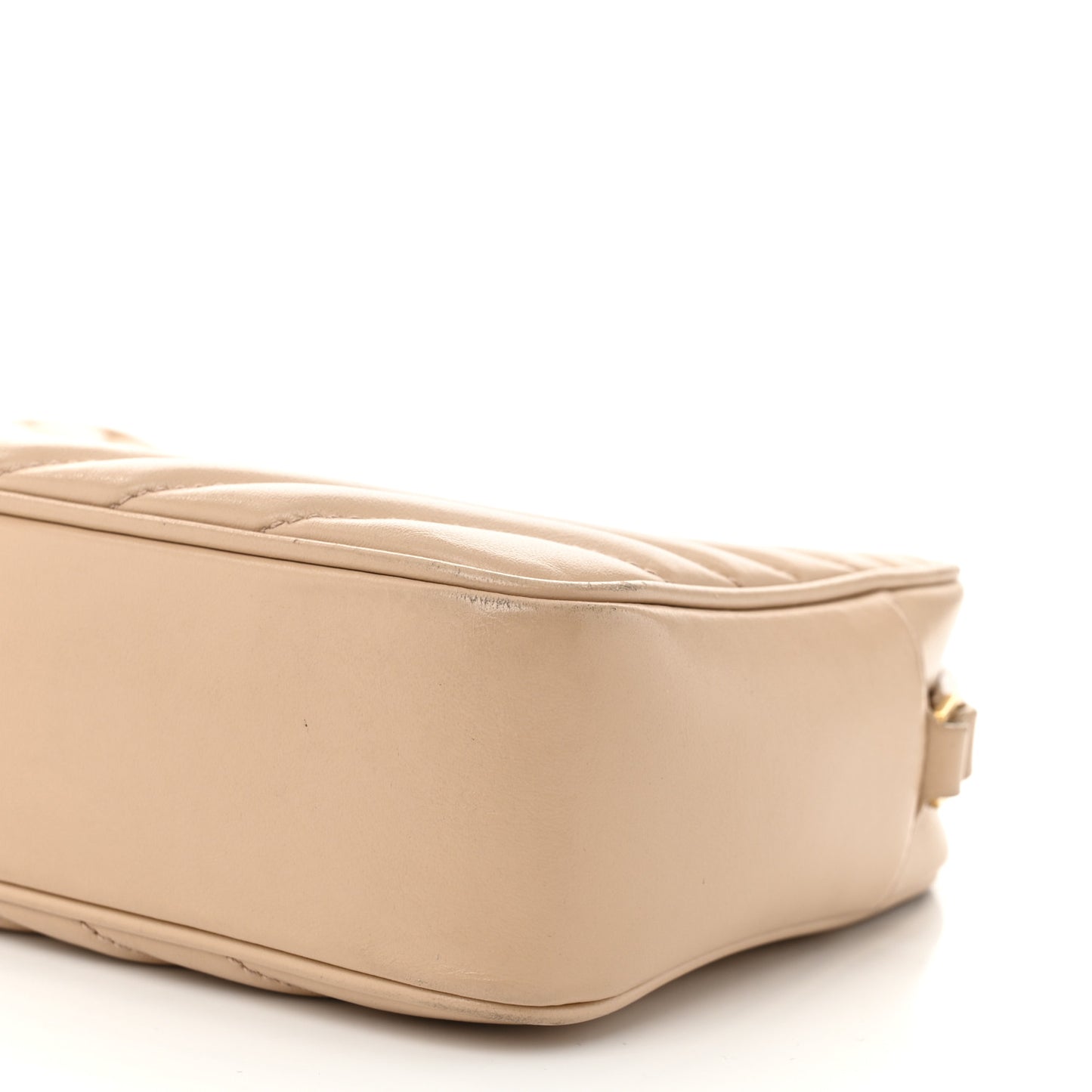 Calfskin Matelasse Monogram Lou Camera Bag Dark Beige