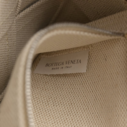Bottega Veneta Canvas Nappa Maxi Intrecciato Cassette Crossbody Bag Natural Fondant 7 of 12