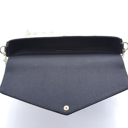 Louis Vuitton Game On Felicie Chain Wallet Black 5 of 10