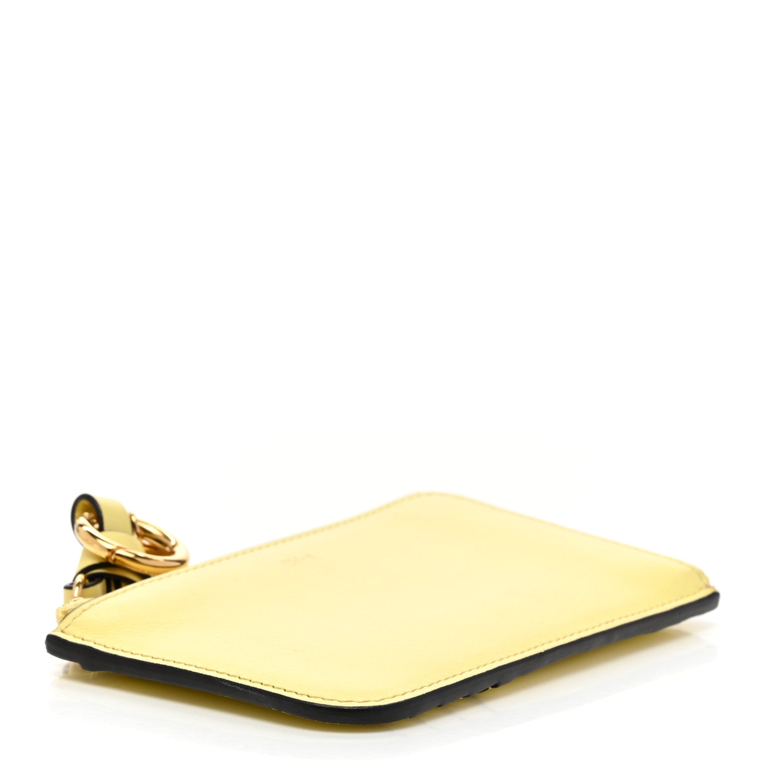 Chloe Calfskin Alphabet Purse Wallet Lemonade 4 of 8