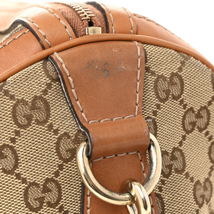 Gucci Monogram Vintage Web Medium Boston Tobacco 15 of 17