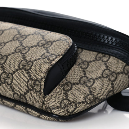 Gucci GG Supreme Monogram Belt Bag Black 10 of 10