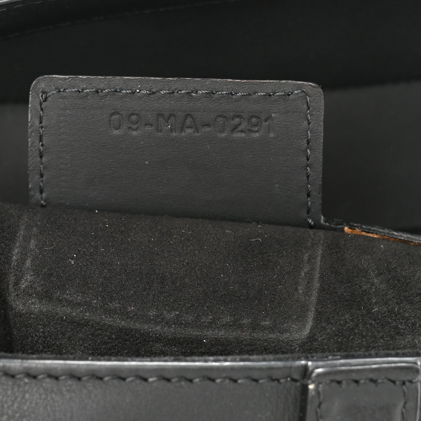 Ultra Matte Calfskin Saddle Bag Black