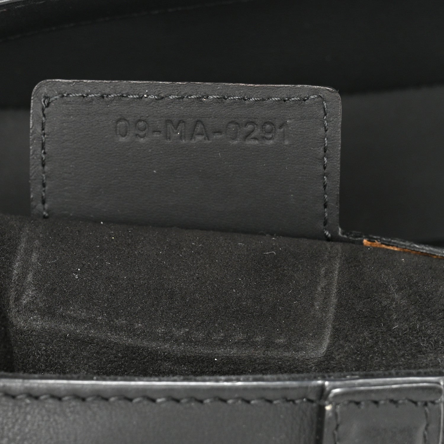 Christian Dior Ultra Matte Calfskin Saddle Bag Black 6 of 10
