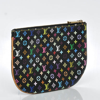 Louis Vuitton Monogram Multicolor Pochette Plate GM Black 3 of 6